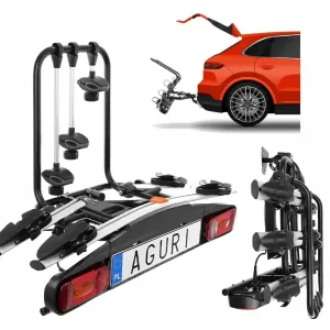 Platforma bagażnik rowerowy Aguri Active Bike 2 rowery silver Promocja
