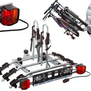 Platforma bagażnik na 3 rowery rowerowy na hak Tytan Amos 7PIN Kup teraz