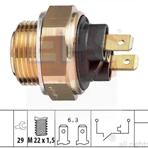 Tani Włącznik wentylatora EPS 1.850.002