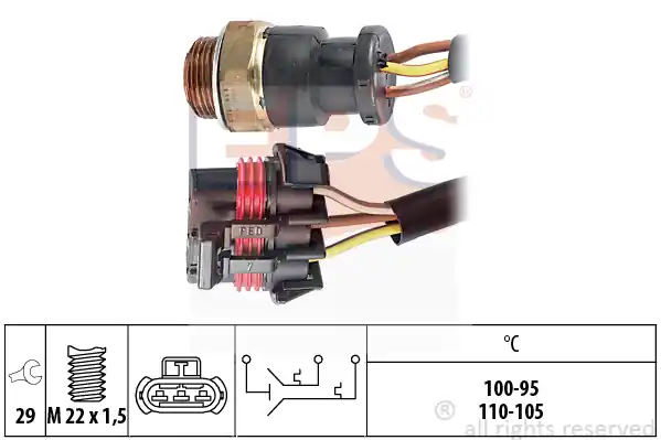 Niska cena Włącznik wentylatora EPS 1.850.615