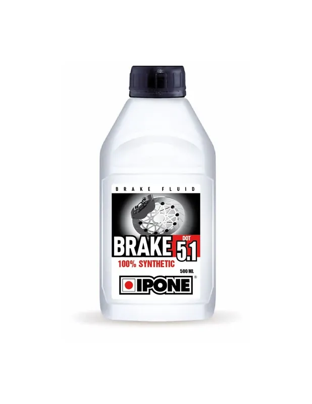 IPONE PŁYN HAMULCOWY BRAKE FLUID DOT 5,1 500ML 100% SYNTETYK (270ST.) (16) (12) Autentyczny