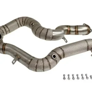 Niska cena Downpipe Audi RS6 C7 RS7 S6 C7 S7 4.0 TFSI V8 Heat Shield