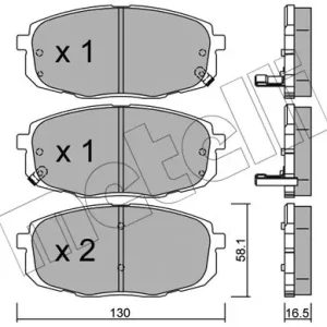 METELLI 22-0513-0 Klocki hamulcowe Oferta limitowana