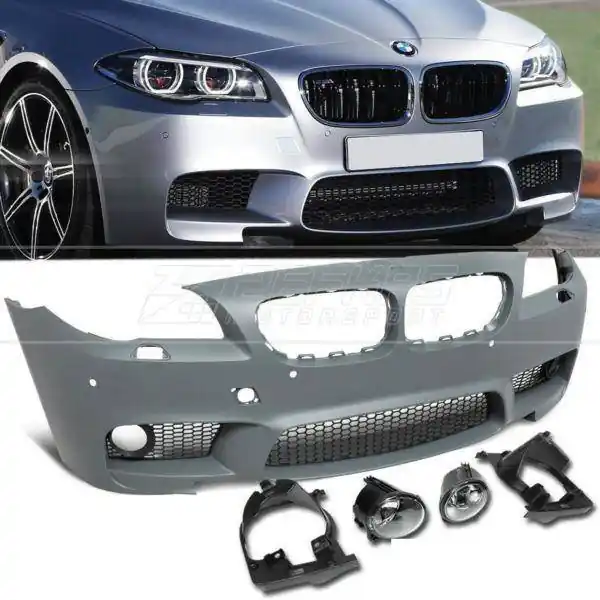 ZDERZAK BMW F10 10-13 LOOK M5 PDC SRA + HALOGENY Najlepsza cena
