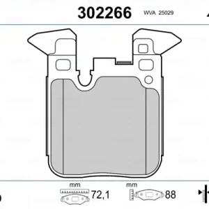 VALEO 302266 Klocki hamulcowe Tylko dziś