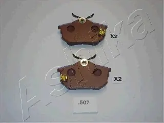 ASHIKA 51-05-507 Klocki hamulcowe Zwrot pieniędzy