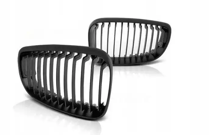 Grill, nerki BMW E87/E81 07-11 atrapa BLACK Matowe Oryginalny