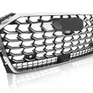 Grill sportowy S‑Style Black Chrome PDC Audi A8 D5 (od 2021) Premium