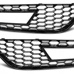 Grill ramki halogenów czarny Audi A4 B8 RS-STYLE 1 Zwrot pieniędzy