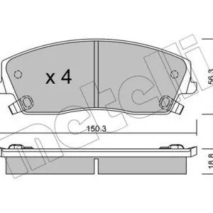 METELLI 22-0716-0 Klocki hamulcowe Kup teraz