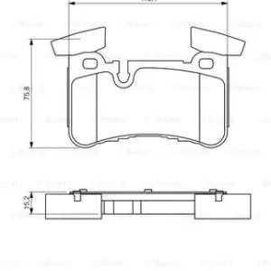 Oferta limitowana BOSCH 0 986 494 411 Klocki hamulcowe