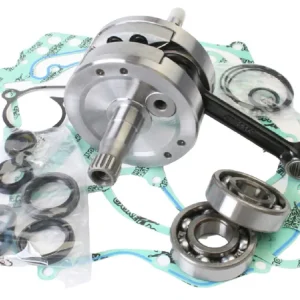 Popularny WISECO WAŁ KORBOWY SUZUKI RM 125 '04-'10 (Z ŁOŻYSKAMI I USZCZELNIACZAMI NA WAŁ ORAZ KOMPLETEM USZCZELEK NA DÓŁ SILNIKA) (HR4041)