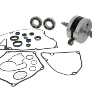 Oferta limitowana WISECO WAŁ KORBOWY KAWASAKI KXF 250 '04-'08, SUZUKI RMZ 250 '04-'06 (Z ŁOŻYSKAMI NA WAŁ I KOMPLETEM USZCZELEK I USZCZELNIACZY NA DÓŁ SILNIK (HR4064)