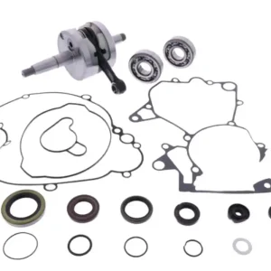 WISECO WAŁ KORBOWY KTM SX 65 '09-'18 (Z ŁOŻYSKAMI I USZCZELNIACZAMI NA WAŁ ORAZ KOMPLETEM USZCZELEK NA DÓŁ SILNIKA) (HR4031) Tylko dziś