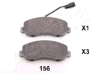 ASHIKA 50-01-156 Klocki hamulcowe Nowość