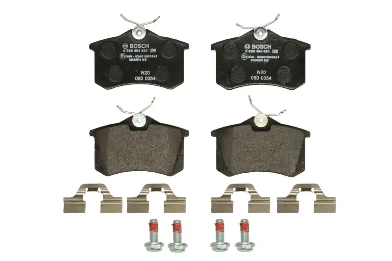 BOSCH 0 986 494 621 Klocki hamulcowe Autentyczny