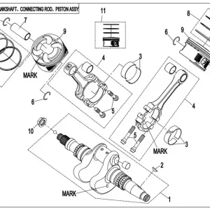 Szybka dostawa ZABEZPIECZENIE SWORZNIA TŁOKOWEGO CFMOTO 800 X8 0800-040005