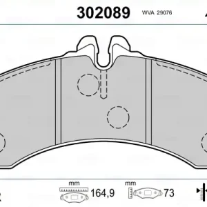 VALEO 302089 Klocki hamulcowe Tylko dziś
