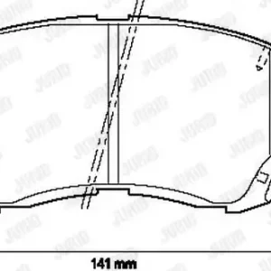 Darmowa dostawa JURID 572392J Klocki hamulcowe