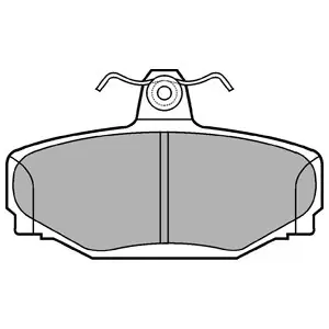 Rabat DELPHI LP637 Klocki hamulcowe