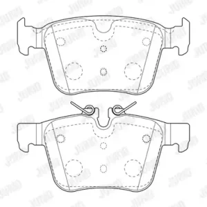 JURID 573772J Klocki hamulcowe Szybka dostawa