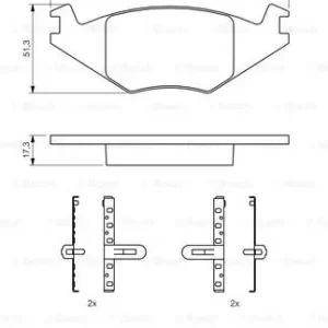 Kup teraz BOSCH 0 986 468 890 Klocki hamulcowe