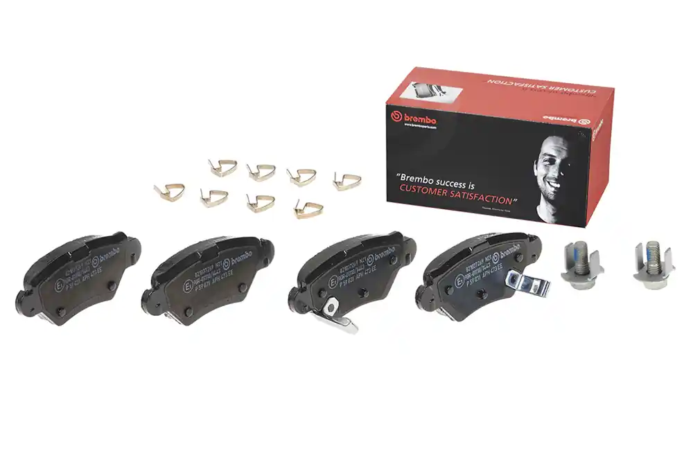 Zamów teraz BREMBO P 59 031 Klocki hamulcowe