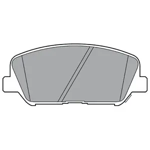 DELPHI LP2477 Klocki hamulcowe Bezpieczna płatność