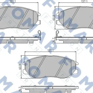 Ekspresowa dostawa FOMAR FRICTION FO 847681 Klocki hamulcowe
