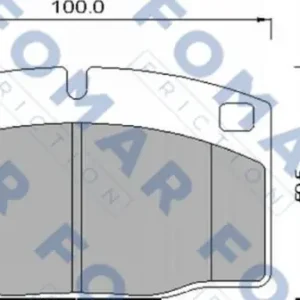 Ekspresowa dostawa FOMAR FRICTION FO 426981 Klocki hamulcowe