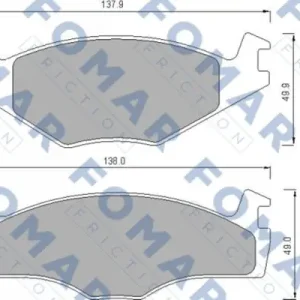 FOMAR FRICTION FO 436481 Klocki hamulcowe Wysoka jakość