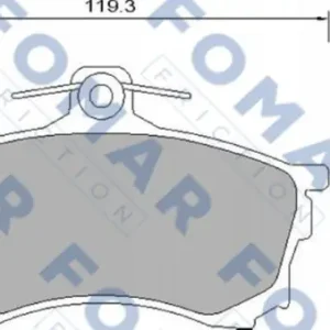 FOMAR FRICTION FO 637981 Klocki hamulcowe Nowość