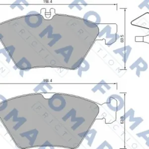 FOMAR FRICTION FO 639081 Klocki hamulcowe Kup teraz