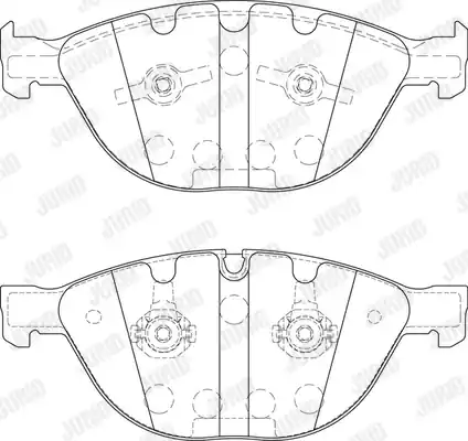 Darmowa dostawa JURID 573150J Klocki hamulcowe