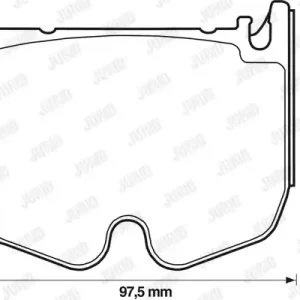 Tani JURID 573180J Klocki hamulcowe