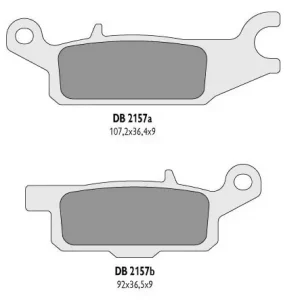 Premium KLOCKI HAMULCOWE LEWY TYŁ YAMAHA YFM 700 550