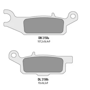 Zamów teraz KLOCKI HAMULCOWE DB2158OR-D FA446 DELTA