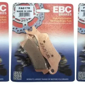 KLOCKI HAMULCOWE EBC Can-Am RENEGADE 800 500 OUTLANDER 570650 800 CAŁY QUAD KPL Nowość