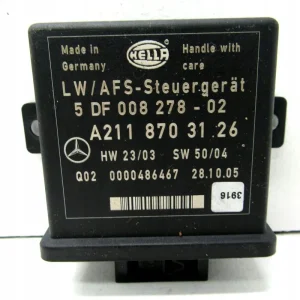 Zwrot pieniędzy MERCEDES E KLASA W211 MODUŁ PRZEKAŹNIK ŚWIATEŁ A2118703126
