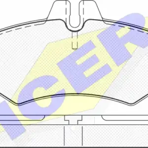 Nowość ICER 141289 Klocki hamulcowe