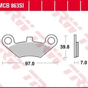 Szybka dostawa KLOCKI HAMULCOWE DO CF CFORCE 450 MOTO GOES PRZEDNIE NA PRZÓD
