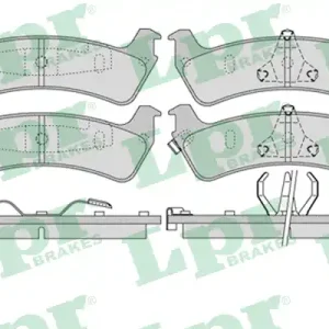 Szybka dostawa LPR 05P990 Klocki hamulcowe