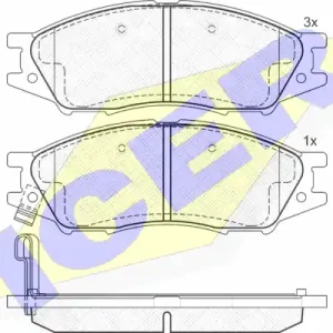ICER 181635 Klocki hamulcowe Tylko dziś