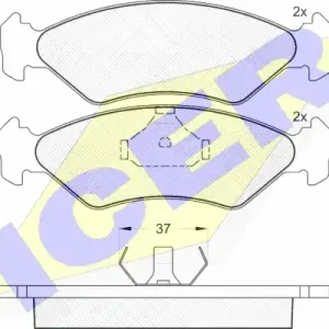 Ostatnia szansa ICER 180776 Klocki hamulcowe