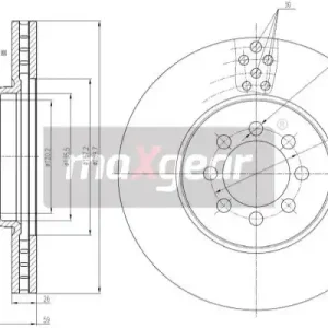 MAXGEAR 19-3148 Klocki hamulcowe Premium