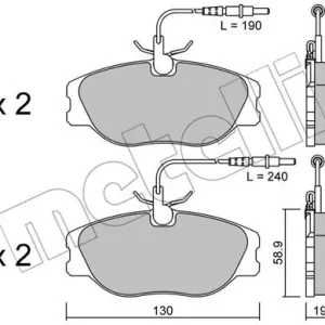 METELLI 22-0072-3 Klocki hamulcowe Oferta limitowana