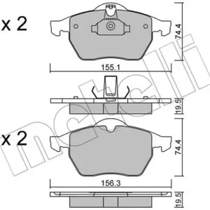 Kup teraz METELLI 22-0118-0 Klocki hamulcowe