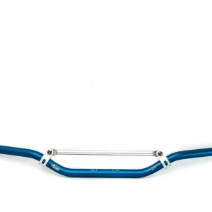 ACCEL KIEROWNICA ALUMINIOWA Z POPRZECZKĄ (22,2MM) MX WZÓR HONDA CR NISKA KOLOR NIEBIESKI (SZER. 800MM, WYS. 71MM) Wysoka jakość