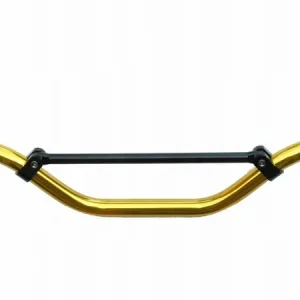 Tani ACCEL KIEROWNICA ALUMINIOWA Z POPRZECZKĄ (22,2MM) MX WZMACNIANA KOLOR ZŁOTY (SZER. 800MM, WYS. 71MM)