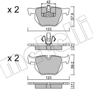 METELLI 22-0643-0 Klocki hamulcowe Ostatnia szansa